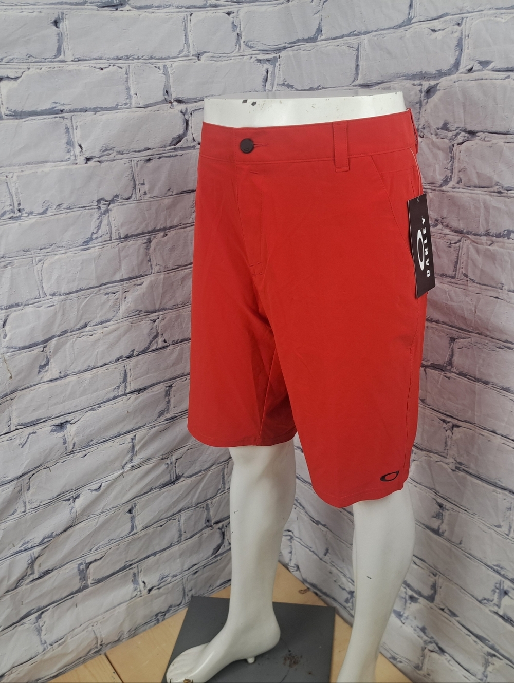 NWT Oakley Two Stance Golf Shorts Dark Orange Bubba Watson 38 Actual 39"W - Picture 5 of 9
